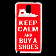 Coque Samsung Galaxy Note 3 Keep Calm Buy Shoes Rouge