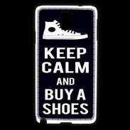Coque Samsung Galaxy Note 3 Keep Calm Buy Shoes Noir