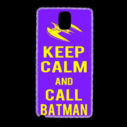 Coque Samsung Galaxy Note 3 Keep Calm Call Batman Violet