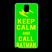 Coque Samsung Galaxy Note 3 Keep Calm Call Batman Vert