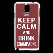 Coque Samsung Galaxy Note 3 Keep Calm Drink Champagne Brique