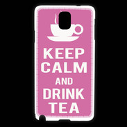 Coque Samsung Galaxy Note 3 Keep Calm Drink Tea Rose