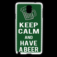 Coque Samsung Galaxy Note 3 Keep Calm Have a beer Vert