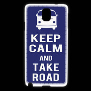 Coque Samsung Galaxy Note 3 Keep Calm Take road Bleu