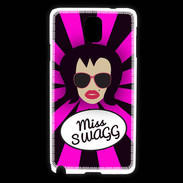 Coque Samsung Galaxy Note 3 Miss Swag Brune