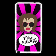 Coque Samsung Galaxy Note 3 Miss Swag Chatain