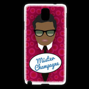 Coque Samsung Galaxy Note 3 Mister Champagne Black