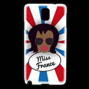 Coque Samsung Galaxy Note 3 Miss France Black