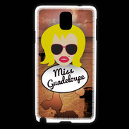 Coque Samsung Galaxy Note 3 Miss Guadeloupe Blonde