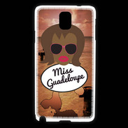 Coque Samsung Galaxy Note 3 Miss Guadeloupe Black