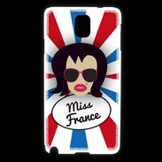 Coque Samsung Galaxy Note 3 Miss France Brune