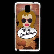 Coque Samsung Galaxy Note 3 Miss Guadeloupe Rousse