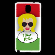 Coque Samsung Galaxy Note 3 Miss Italie Blonde