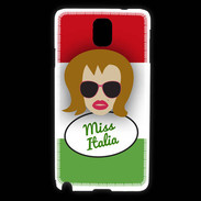 Coque Samsung Galaxy Note 3 Miss Italie Rousse