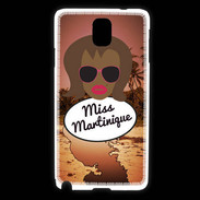 Coque Samsung Galaxy Note 3 Miss Martinique Black