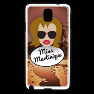 Coque Samsung Galaxy Note 3 Miss Martinique Rousse
