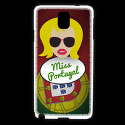 Coque Samsung Galaxy Note 3 Miss Portugal Blonde
