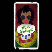 Coque Samsung Galaxy Note 3 Miss Portugal Black