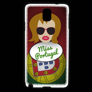 Coque Samsung Galaxy Note 3 Miss Portugal Rousse