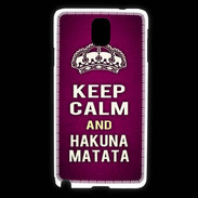 Coque Samsung Galaxy Note 3 Keep Calm and Hakuna Matata rose