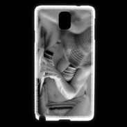 Coque Samsung Galaxy Note 3 DP Charme enNoir et blanc 