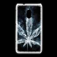 Coque Nokia Lumia 620 Feuille de cannabis en fumée