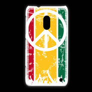 Coque Nokia Lumia 620 Rasta Peace and Love 15