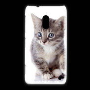 Coque Nokia Lumia 620 chaton gris 4