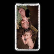 Coque Nokia Lumia 620 Jumeaux dormant dans des caisses
