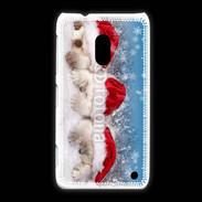 Coque Nokia Lumia 620 3 chatons Noël