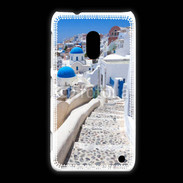 Coque Nokia Lumia 620 Village sur l'Île de Santorini en Grêce