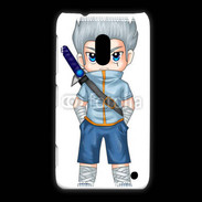 Coque Nokia Lumia 620 Chibi style illustration of a superhero 2