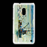 Coque Nokia Lumia 620 Peinture bateau de pêche