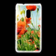 Coque Nokia Lumia 620 Champs de coquelicots