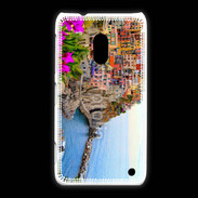 Coque Nokia Lumia 620 Cote italienne fleurie