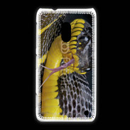 Coque Nokia Lumia 620 Serpent noir et jaune