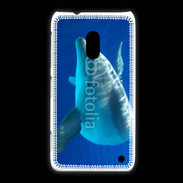 Coque Nokia Lumia 620 Portrait de dauphin 5