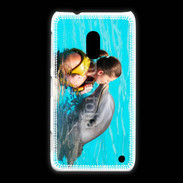 Coque Nokia Lumia 620 Bisou de dauphin