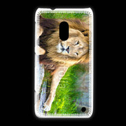 Coque Nokia Lumia 620 Lion Roi des animaux