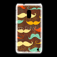 Coque Nokia Lumia 620 Fond en moustache