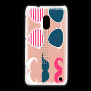 Coque Nokia Lumia 620 Moustache et lunettes 5
