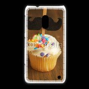 Coque Nokia Lumia 620 Cupcake moustache