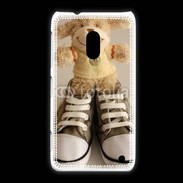 Coque Nokia Lumia 620 peluche et converses