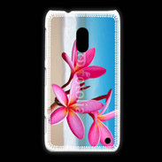 Coque Nokia Lumia 620 Fleurs à la plage