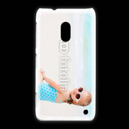 Coque Nokia Lumia 620 Petite fille à la plage