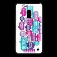 Coque Nokia Lumia 620 Nuage de mots sexy
