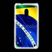 Coque Nokia Lumia 620 drapeau Brésil 5