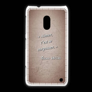 Coque Nokia Lumia 620 Aimer Rouge Citation Oscar Wilde