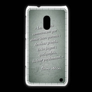 Coque Nokia Lumia 620 Enfants parents Vert Citation Oscar Wilde