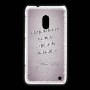 Coque Nokia Lumia 620 Brave Rose Citation Oscar Wilde